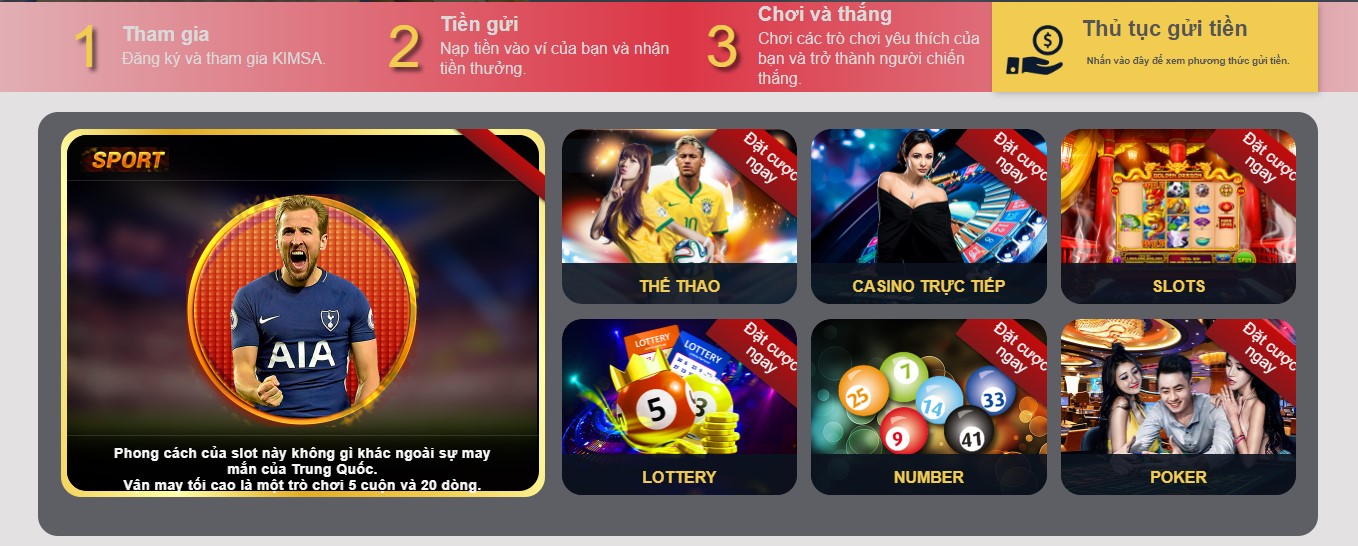 Khám phá nhà cái Kimsa - Địa chỉ uy tín top đầu Châu Á 2 Caisno kimsa88